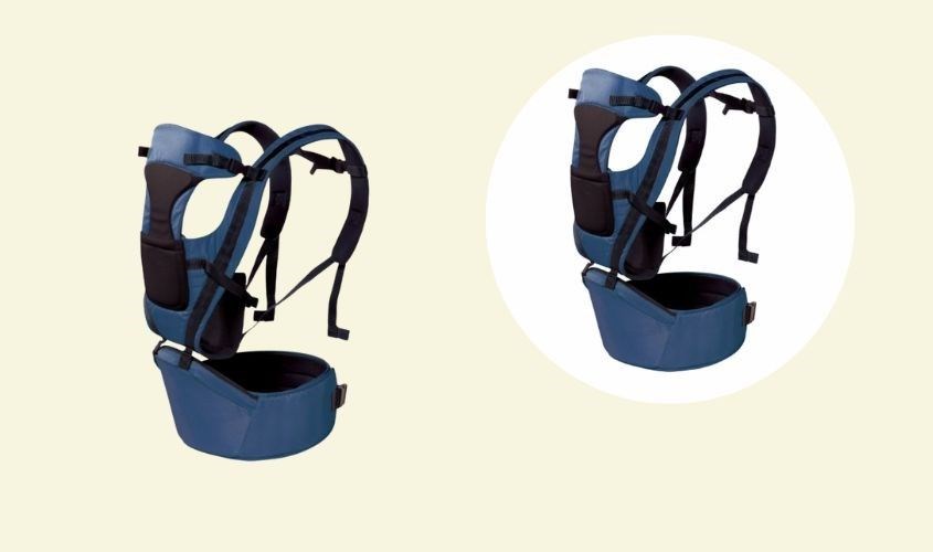 Địu em bé 8 in 1 Gluck baby GP709 màu xanh Navy cho bé từ 3 - 25 tháng