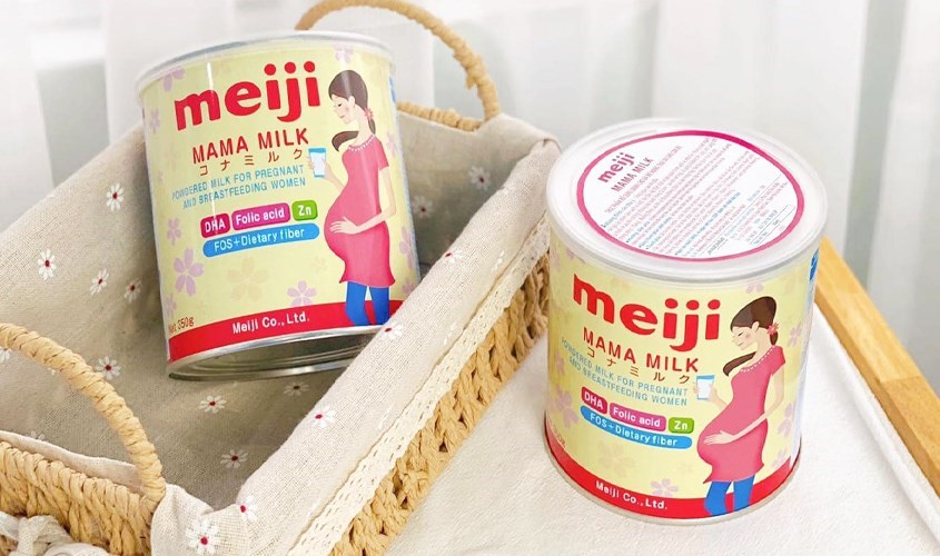 Sản phẩm sữa bầu Meiji Mama dung tích 350g.