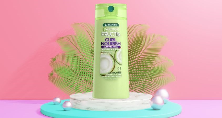 Dầu gội dưỡng tóc Garnier Fructis Curl Nourish Shampoo