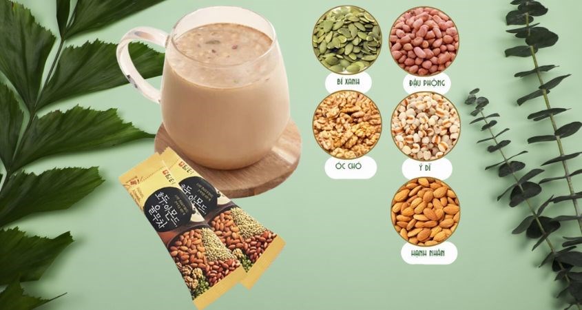 Bột ngũ cốc Damtuh chứa 5 loại hạt giàu dinh dưỡng Bột ngũ cốc Damtuh chứa 5 loại hạt giàu dinh dưỡng