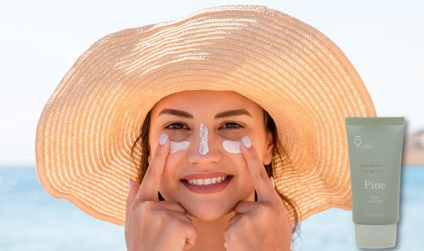 Kem chống nắng thanh lọc và phục hồi da 9 Wishes SPF 50+ PA ++++ 50 ml