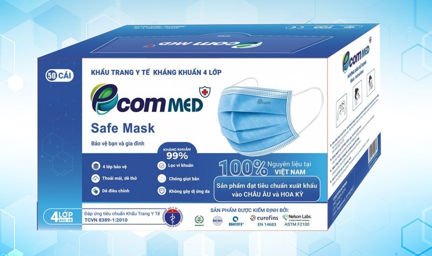 Khẩu trang y tế EcomMed đang rất được ưa chuộng trên thị trường hiện nay