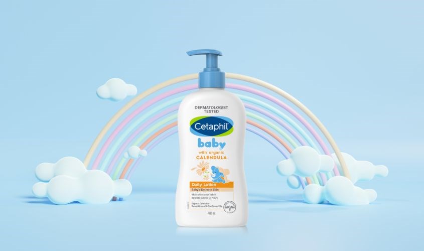 Sữa dưỡng thể hoa cúc hữu cơ cho bé Cetaphil Baby Daily Lotion 399 ml