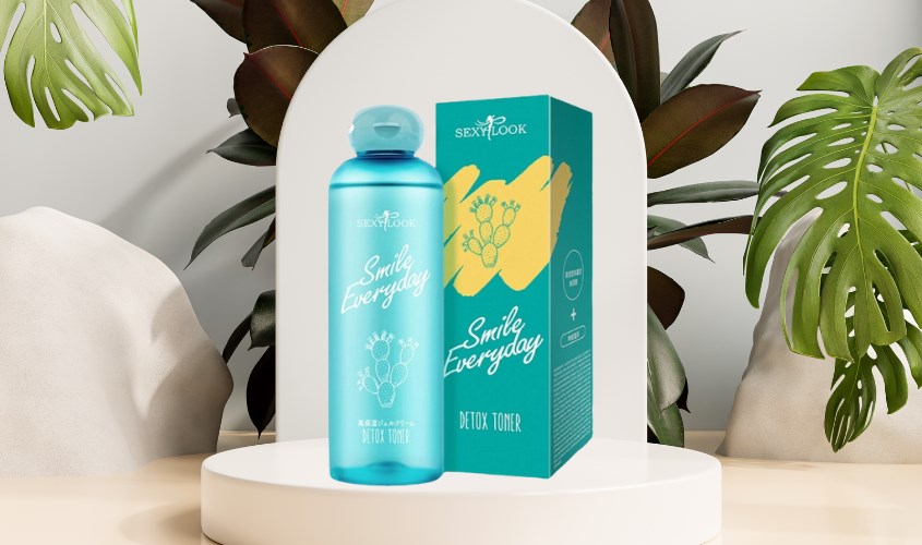 Toner phục hồi chuyên sâu SexyLook Smile Everyday chiết xuất Xương Rồng 200 ml