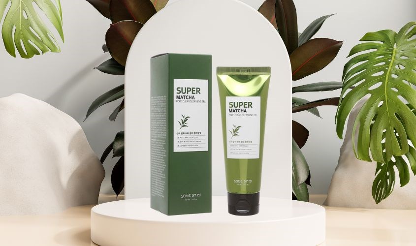 Gel rửa mặt hỗ trợ cải thiện lỗ chân lông Some By Mi Super Matcha 100 ml