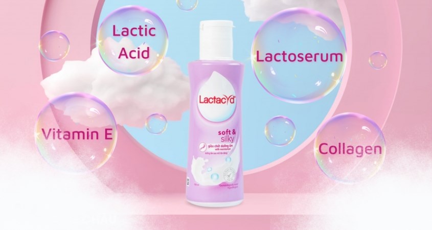 Dung dịch vệ sinh phụ nữ Lactacyd Soft & Silky hương dịu nhẹ 250 ml