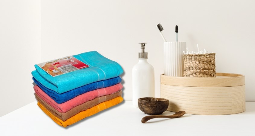 Khăn tắm cotton KACHOOBABY 70x140 cm - Màu ngẫu nhiên