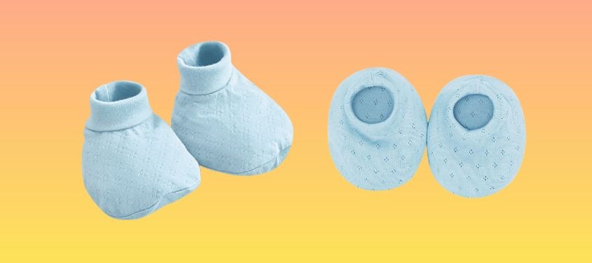 Bao chân có cổ màu xanh Lullaby NH340M