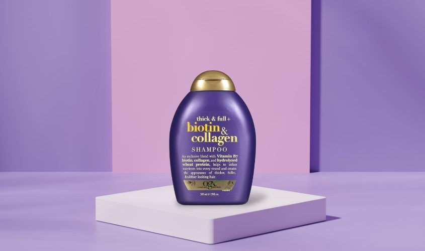 Dầu gội OGX Thick Full Biotin Collagen 385 ml