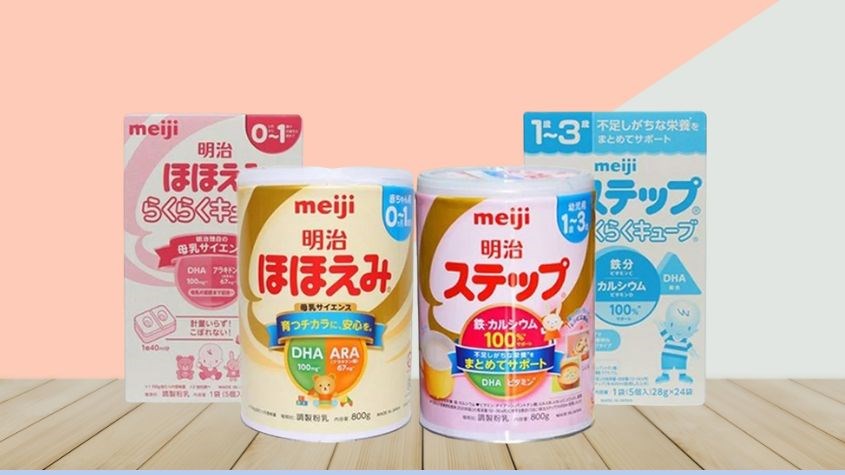 Sữa bột nội địa Nhật Meiji Step Milk vị nhạt thanh 800g (12 - 36 tháng)