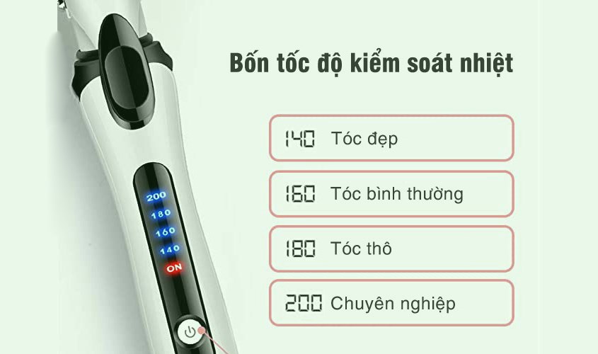 Chọn máy uốn tóc có nhiều mức chỉnh nhiệt