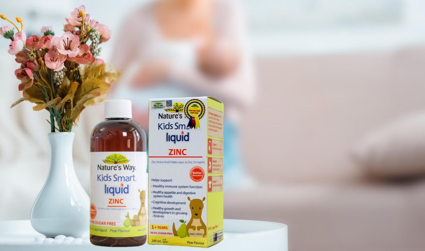 Nature’s Way Kids Smart Liquid ZinC giúp bổ sung kẽm cho trẻ