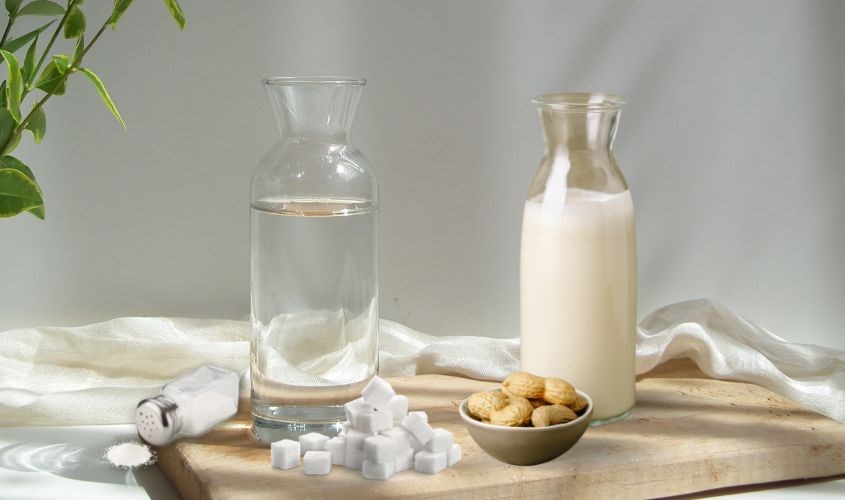 Nguyên liệu làm sữa đậu phộng 