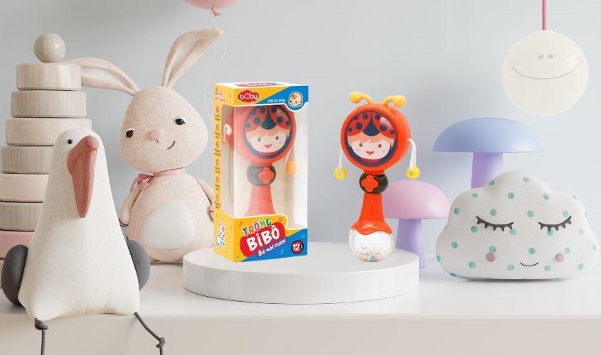 Đồ chơi trống bi bô - bé nói cười Duka