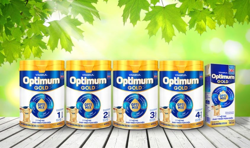 Sữa Optimum Gold 3 đến từ thương hiệu Vinamilk