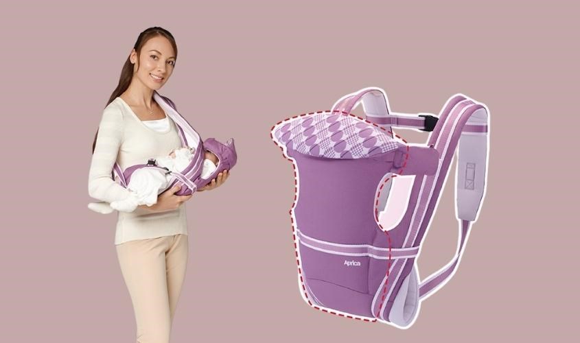 Đai thiết kế vững chắc an toàn cho mẹ địu em bé