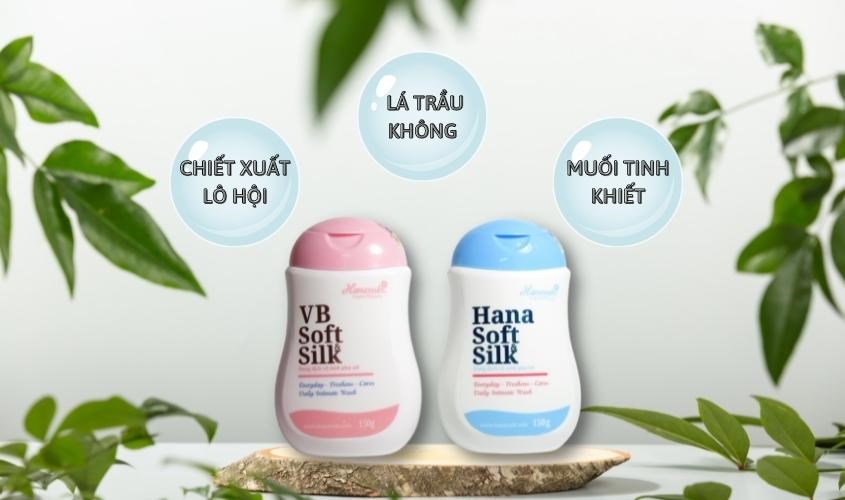 Các thành phần có trong dung dịch vệ sinh Hana Soft & Silk