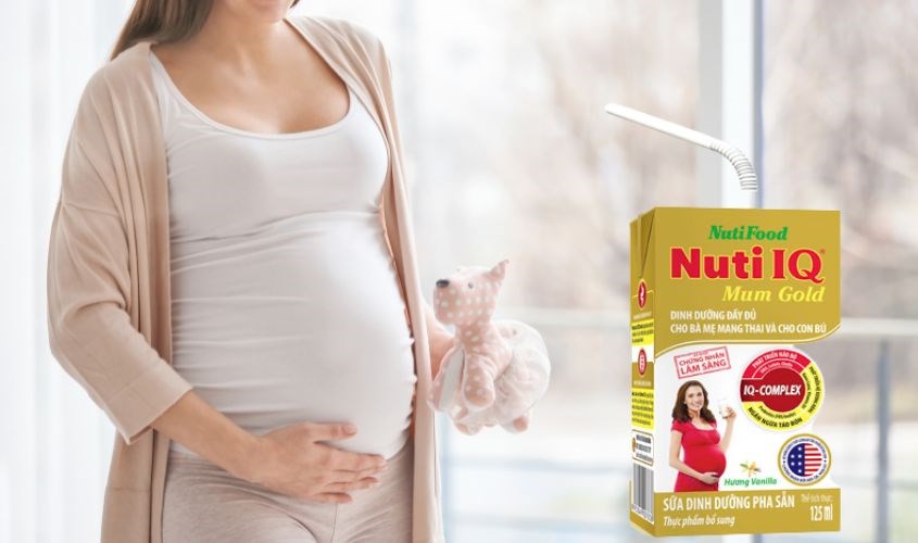 Sữa bầu pha sẵn Nuti IQ Mum Gold