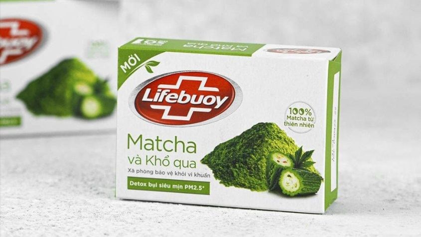 Xà phòng Lifebuoy matcha và khổ qua