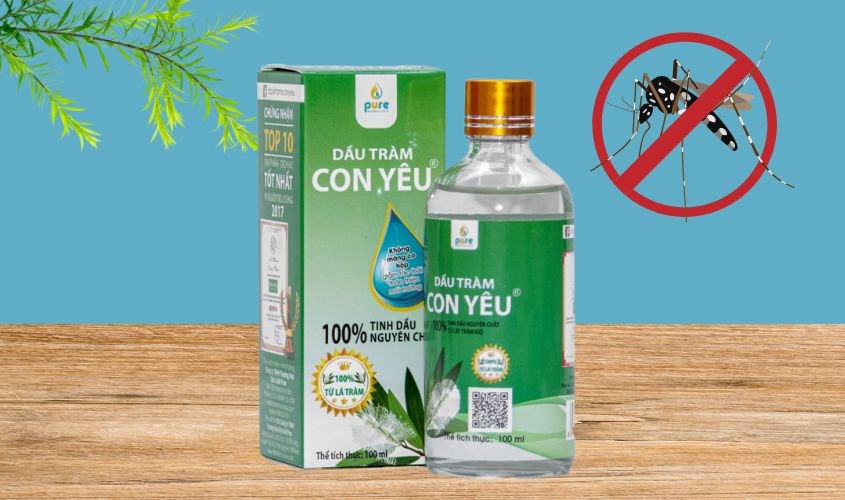 Dầu tràm Con Yêu giữ ấm cho bé 100 ml