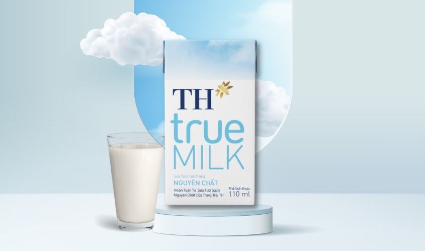 Sữa tươi TH true MILK không đường 1 lít