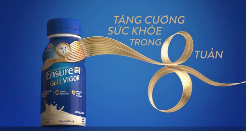 Lốc 6 chai sữa bột pha sẵn Ensure Gold Vigor Lốc 6 chai sữa bột pha sẵn Ensure Gold Vigor