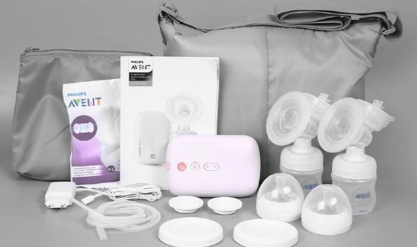 Máy hút sữa điện đôi Philips Avent Eureka SCF393.11