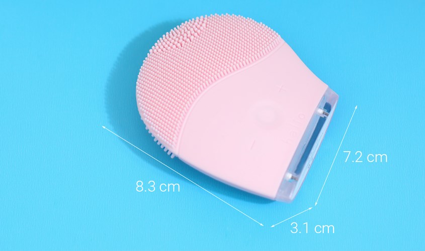 Máy rửa mặt và massage Halio Baby Pink dành cho da dầu mụn