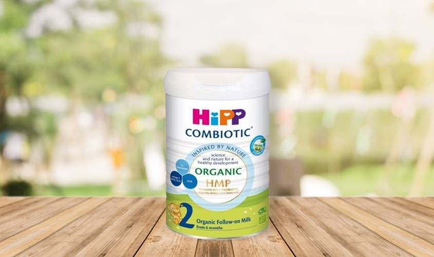 Sữa bột HiPP Organic Combiotic vị nhạt thanh số 2 800g (6 - 12 tháng) 
