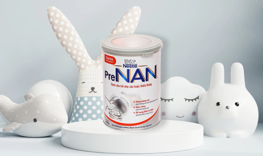 Sữa bột PreNAN 400g (trẻ sơ sinh) dành cho trẻ nhẹ cân, thiếu tháng 