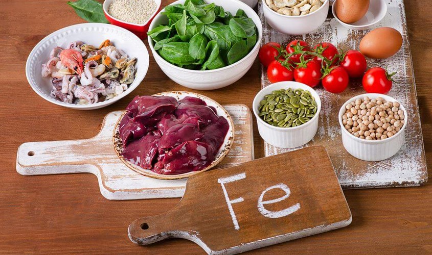 Bổ sung thêm các thực phẩm chứa nhiều chất Sắt 