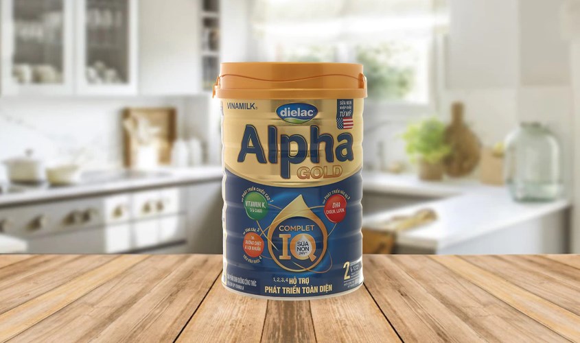 Sữa bột Dielac Alpha Gold IQ số 1 800g (0 - 6 tháng)
