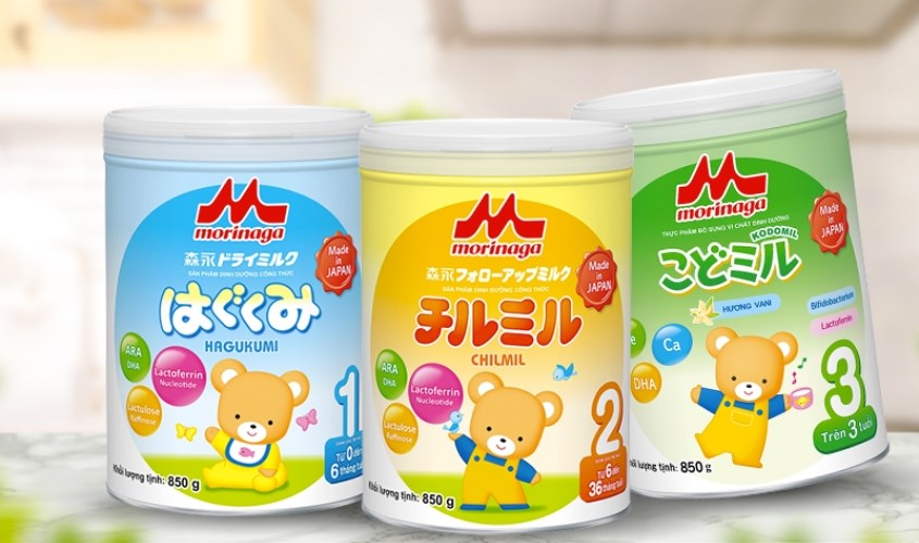 Sữa bột Morinaga Chilmil số 2 850g (6 - 36 tháng)