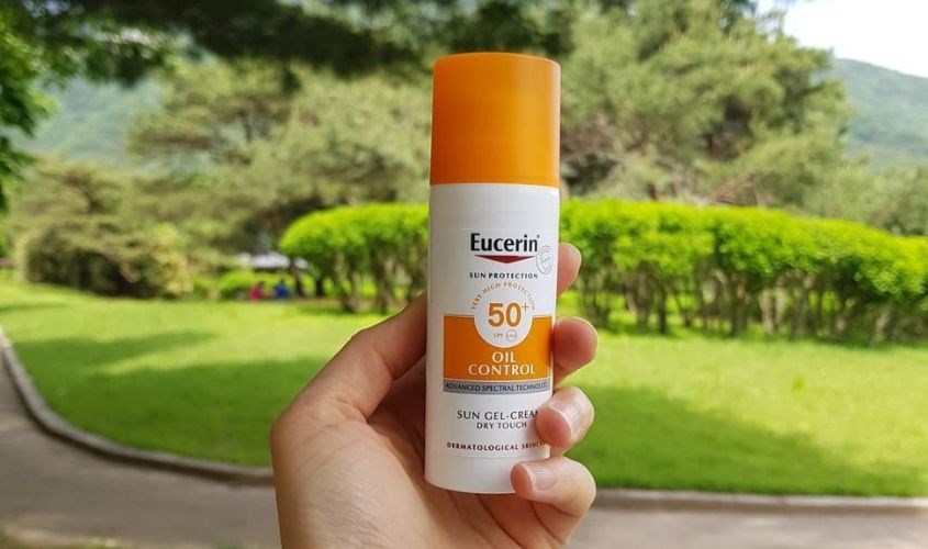 Kem chống nắng Eucerin đặc biệt phù hợp cho da nhờn mụn