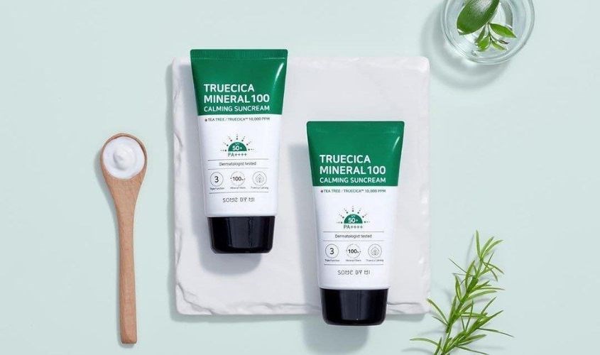 Kem chống nắng làm dịu và dưỡng sáng Some By Mi Truecica Mineral Calming SPF 50+ PA++++ 50 ml