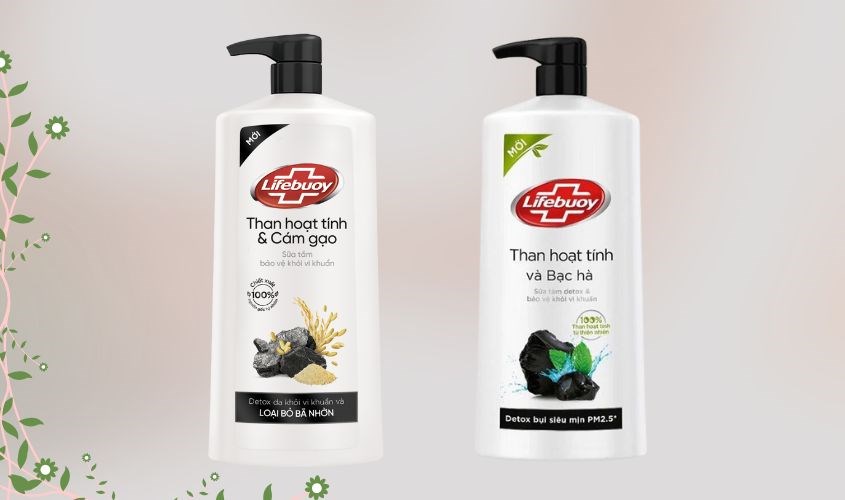 Sữa tắm Lifebuoy than hoạt tính