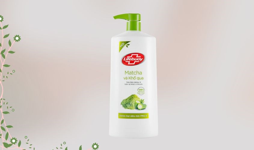 Sữa tắm Lifebuoy khổ qua và trà xanh