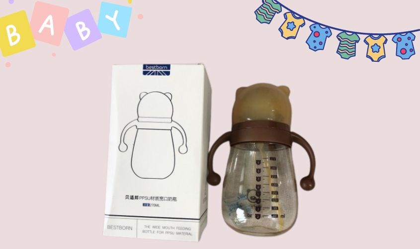 Bình sữa gấu Bestborn được làm từ chất liệu cao cấp