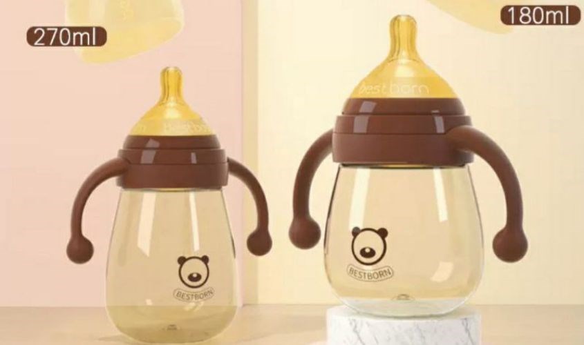 Bình sữa Bestborn có dung tích khác nhau phù hợp với từng độ tuổi