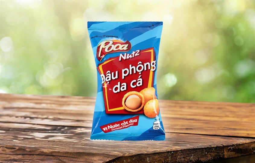 Đậu phộng da cá vị nước cốt dừa Poca Nutz gói 42g