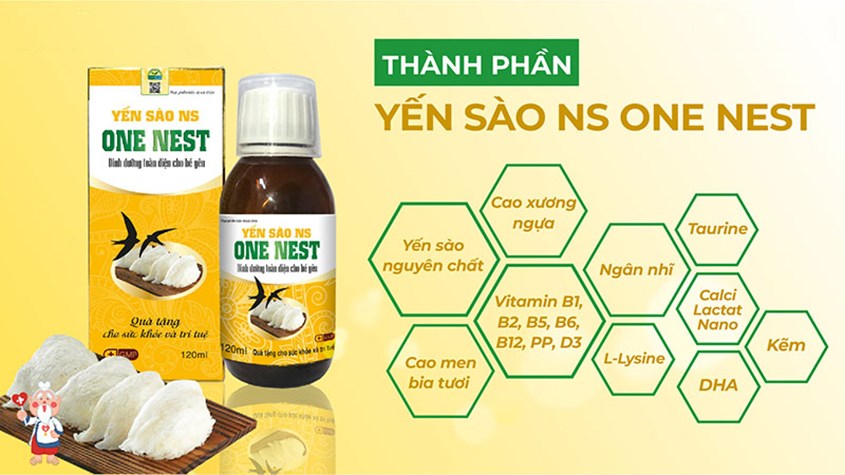Thành phần yến sào One Nest