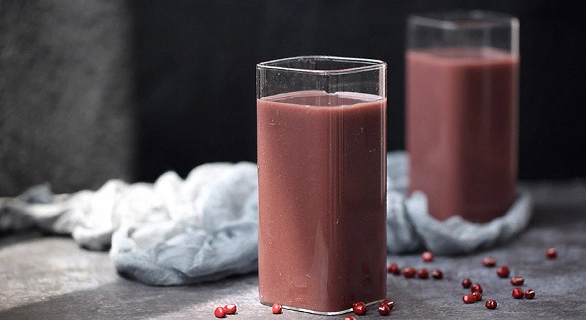 Sữa đậu đỏ tự nấu rất tốt cho mẹ bầu