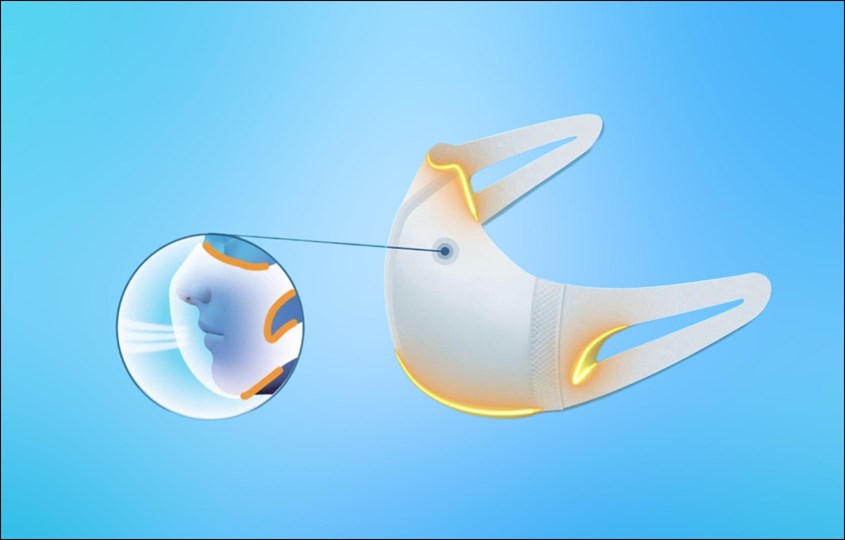 Với màng lọc khí hiệu quả, khẩu trang 3D có khả năng kháng khuẩn, thoát khí tốt