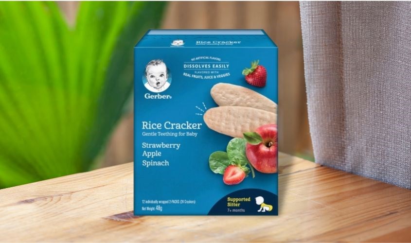 Bánh ăn dặm Gerber hộp giấy