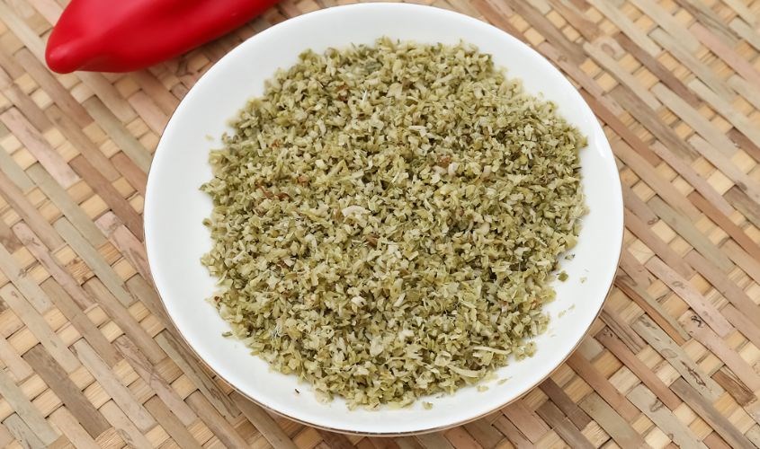 Cho vào máy xay sinh tố xay cho đến khi nhuyễn