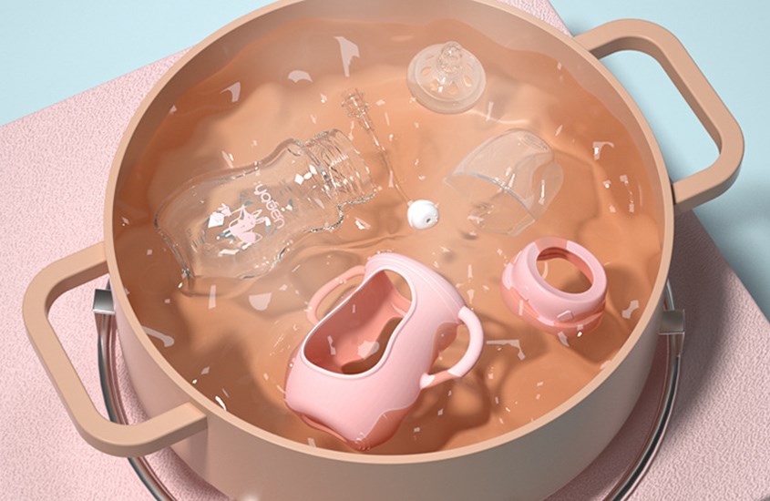 Bình sữa Youen có độ bền cao, dễ vệ sinh