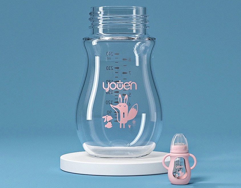 Bình sữa dễ vỡ khi va đập mạnh