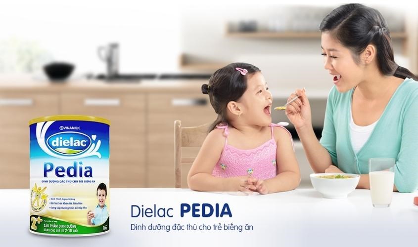 Sữa Dielac Pedia là sản phẩm dành cho trẻ biếng ăn