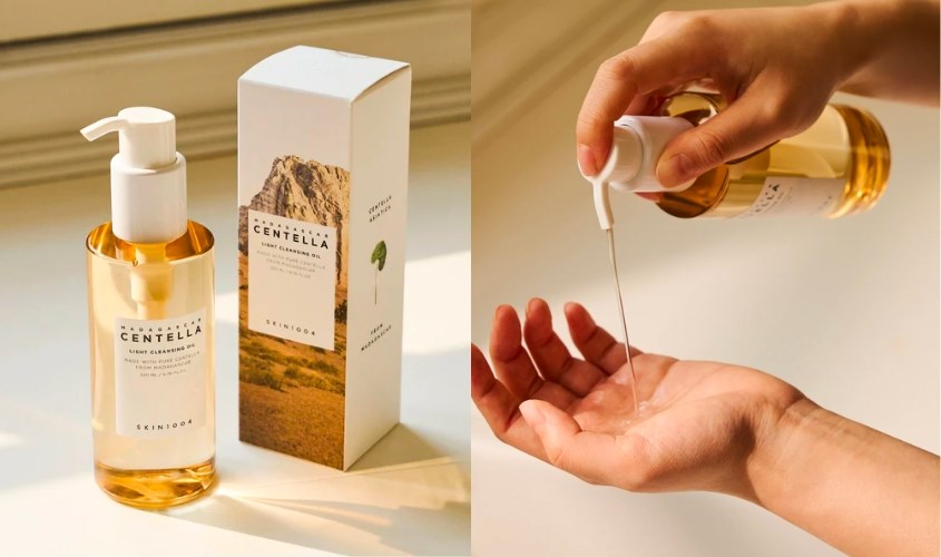 Dầu tẩy trang chiết xuất Rau Má Skin1004 Madagascar Centella Light Cleansing Oil 200 ml 