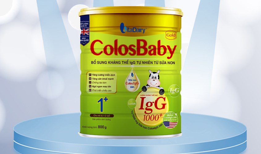 Sữa bột ColosBaby Gold 1+ hương vani 800g (12 - 24 tháng)